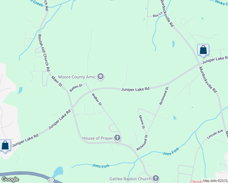 map of restaurants, bars, coffee shops, grocery stores, and more near 1433 Juniper Lake Road in Taylortown