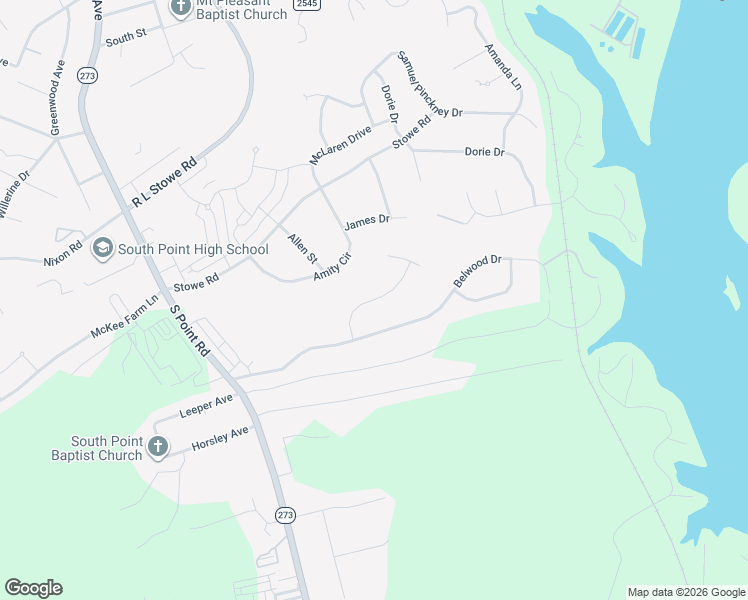 map of restaurants, bars, coffee shops, grocery stores, and more near 1218 Hunting Ridge Drive in Belmont