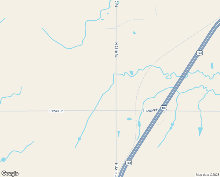 map of restaurants, bars, coffee shops, grocery stores, and more near N2210 Road in Rocky