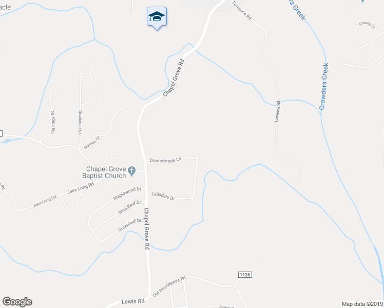 map of restaurants, bars, coffee shops, grocery stores, and more near 2204 Donnabrook Lane in Gastonia