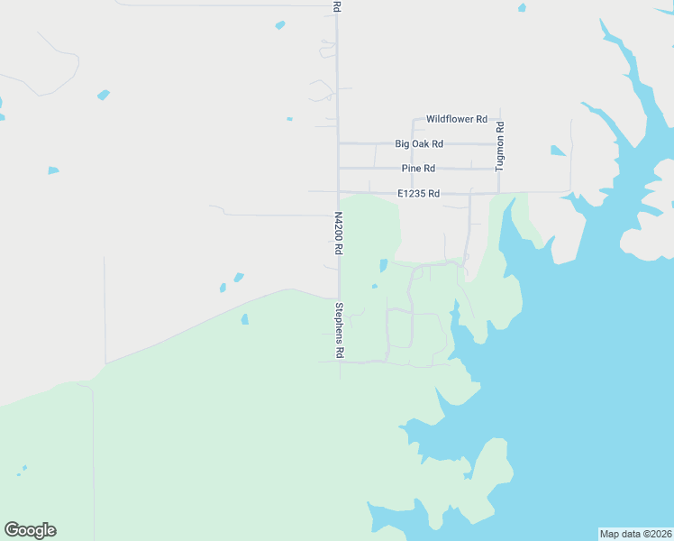 map of restaurants, bars, coffee shops, grocery stores, and more near 1210 N4200 Road in Eufaula