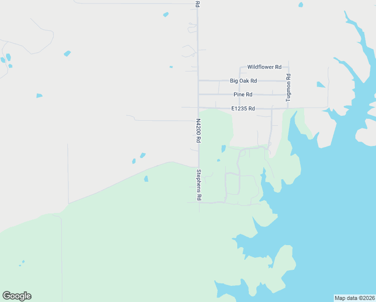 map of restaurants, bars, coffee shops, grocery stores, and more near 1210 N4200 Road in Eufaula