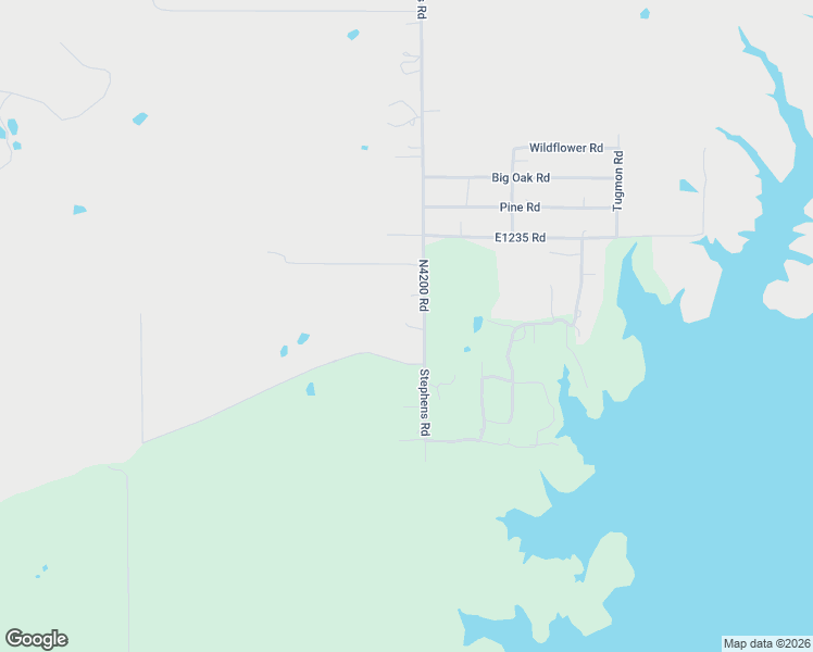 map of restaurants, bars, coffee shops, grocery stores, and more near 1210 N4200 Road in Eufaula