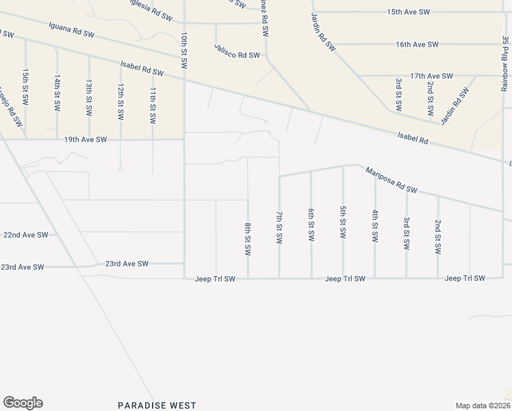 map of restaurants, bars, coffee shops, grocery stores, and more near 2108 8th Street Southwest in Rio Rancho