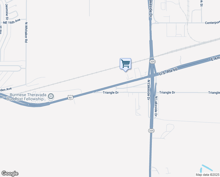 map of restaurants, bars, coffee shops, grocery stores, and more near 7954 East Amarillo Boulevard in Amarillo