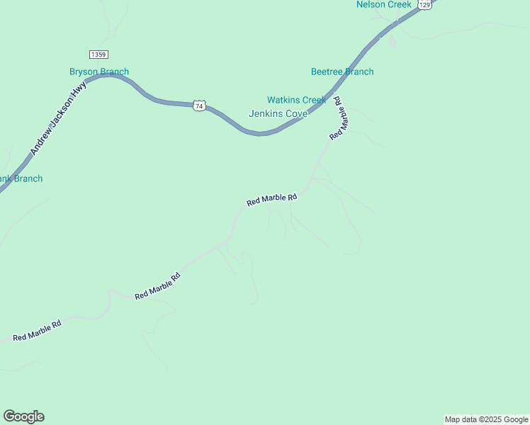 map of restaurants, bars, coffee shops, grocery stores, and more near 1520 Red Marble Road in Andrews