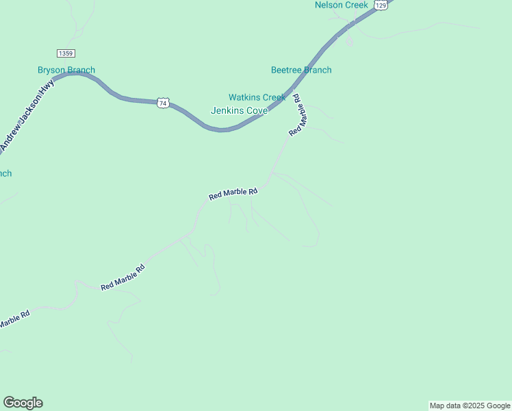 map of restaurants, bars, coffee shops, grocery stores, and more near 41 Pebble Creek Lane in Andrews