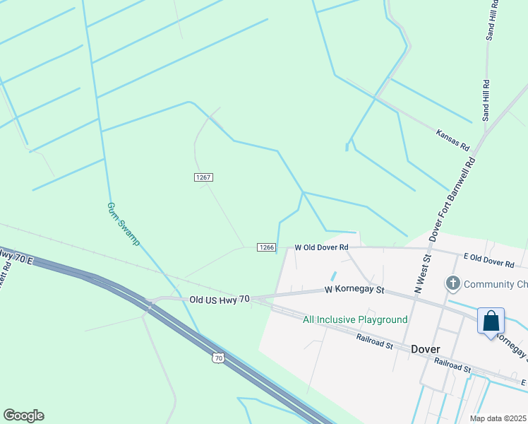 map of restaurants, bars, coffee shops, grocery stores, and more near 350 West Old Dover Road in Dover