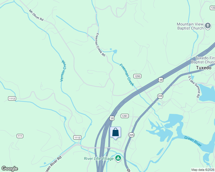 map of restaurants, bars, coffee shops, grocery stores, and more near 711 Mount Olivet Road in Zirconia