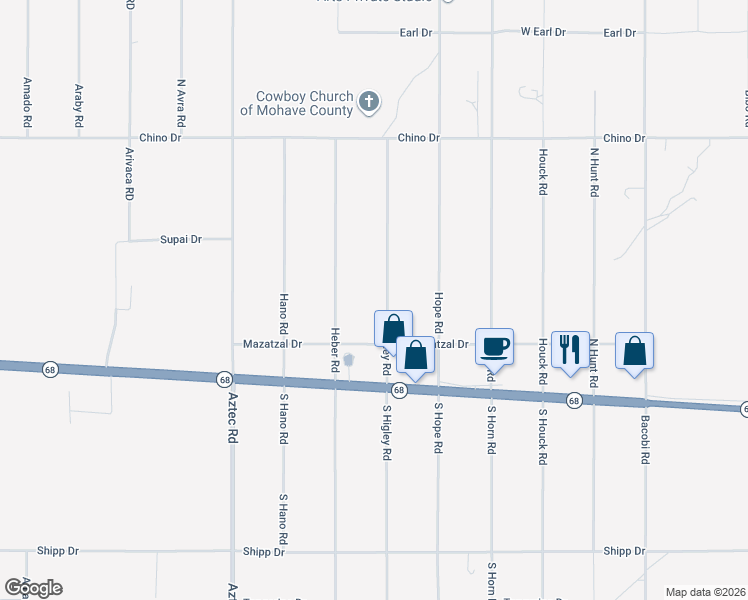 map of restaurants, bars, coffee shops, grocery stores, and more near 3325 Higley Road in Golden Valley