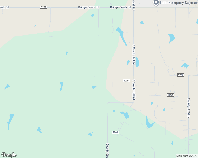 map of restaurants, bars, coffee shops, grocery stores, and more near 2070 County Road 1237 in Tuttle