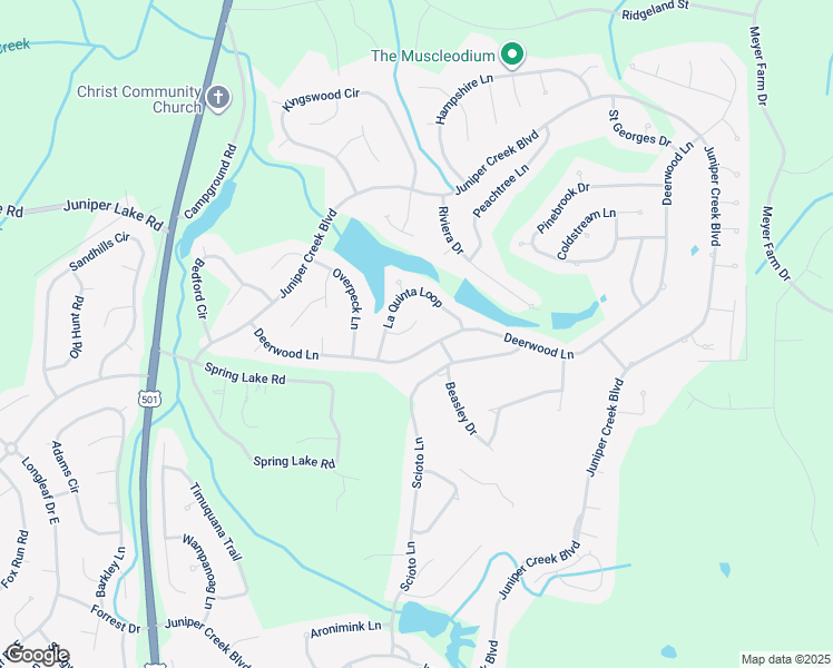 map of restaurants, bars, coffee shops, grocery stores, and more near 4 Chatham Lane in Pinehurst