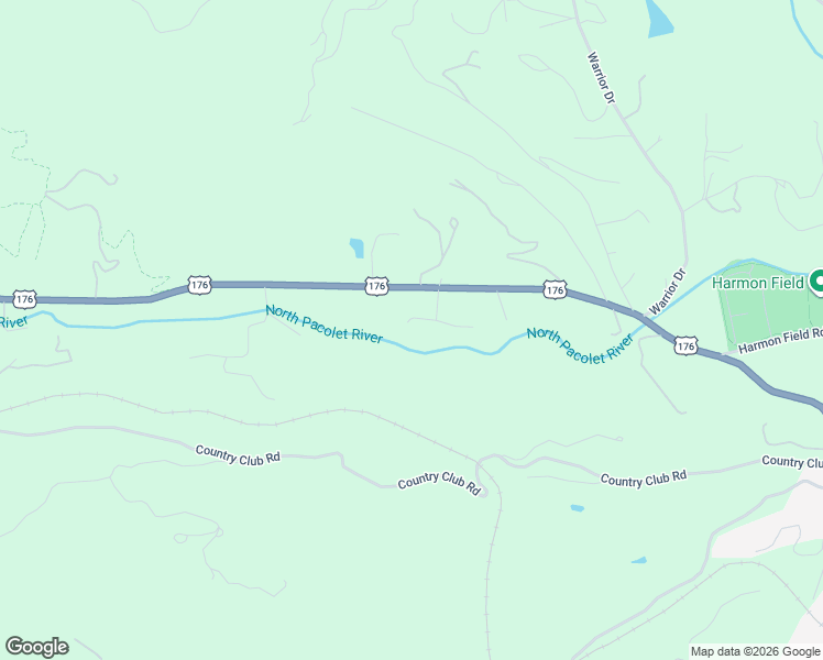 map of restaurants, bars, coffee shops, grocery stores, and more near 109 Wall Road in Tryon