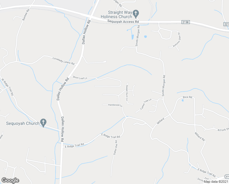 map of restaurants, bars, coffee shops, grocery stores, and more near 9194 Broad Leaf Lane in Soddy-Daisy