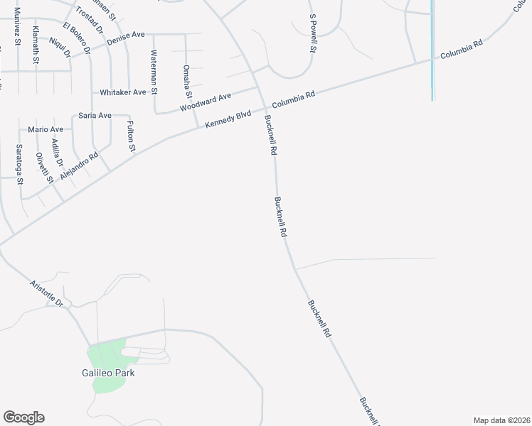 map of restaurants, bars, coffee shops, grocery stores, and more near Bucknell Road in California City