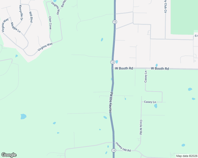 map of restaurants, bars, coffee shops, grocery stores, and more near 362 Honey Hill Road in Searcy