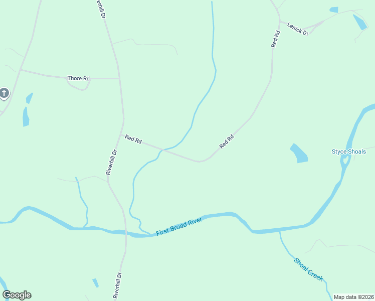 map of restaurants, bars, coffee shops, grocery stores, and more near 1930 Red Road in Shelby