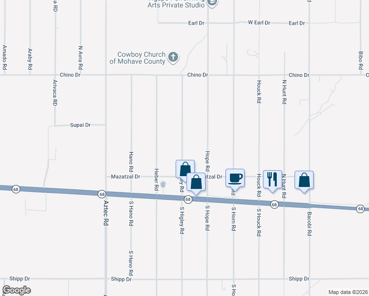 map of restaurants, bars, coffee shops, grocery stores, and more near 3325 Higley Road in Golden Valley