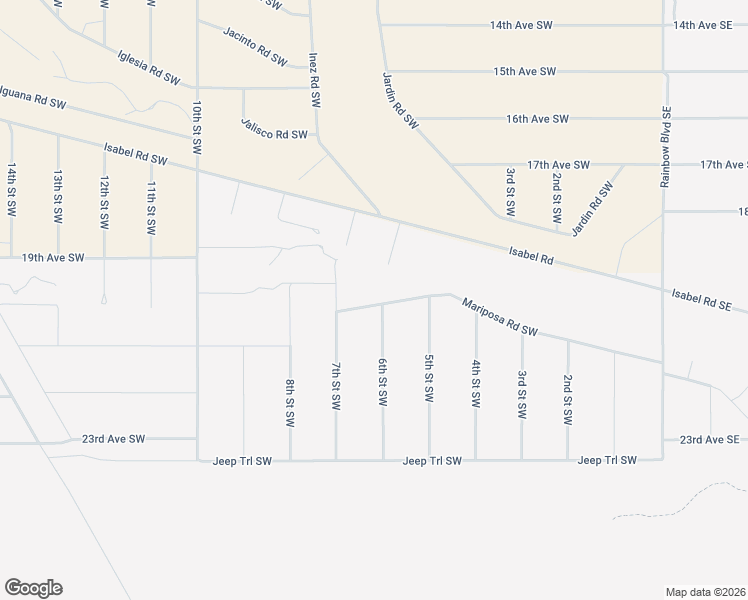 map of restaurants, bars, coffee shops, grocery stores, and more near 700 Mariposa Road Southwest in Rio Rancho