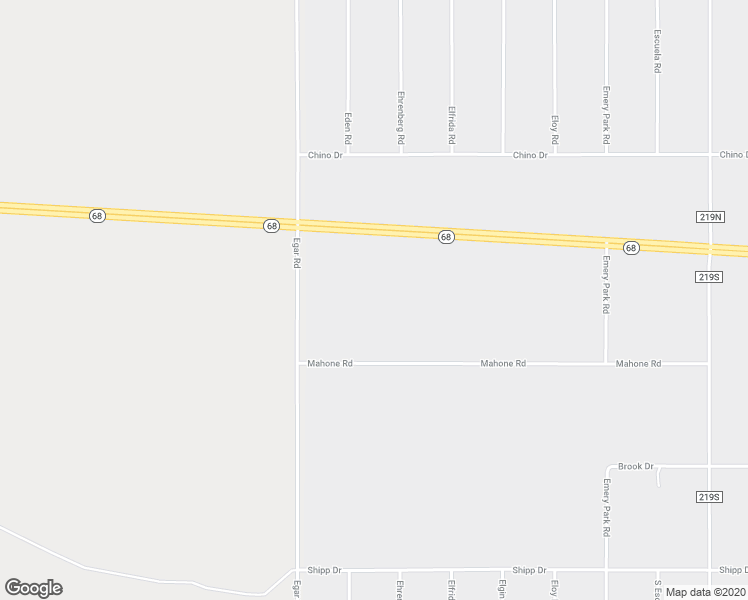 map of restaurants, bars, coffee shops, grocery stores, and more near 7930 Arizona 68 in Golden Valley