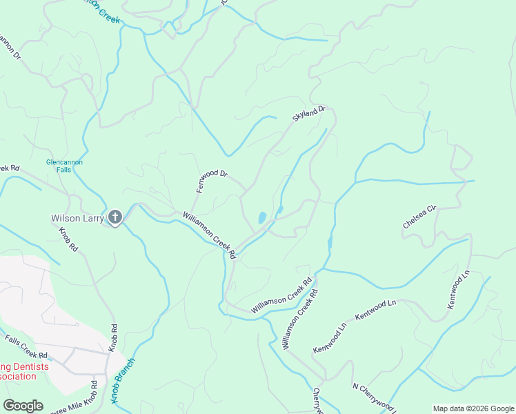 map of restaurants, bars, coffee shops, grocery stores, and more near 68 Skyland Drive in Pisgah Forest