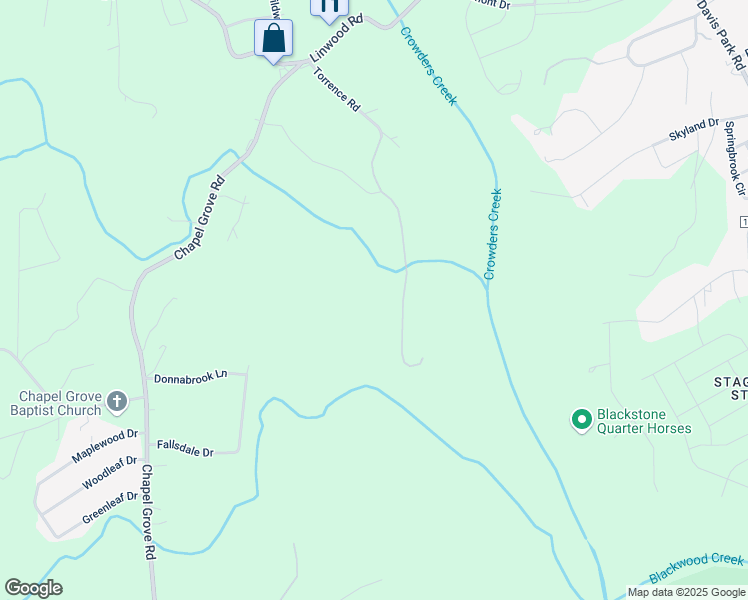 map of restaurants, bars, coffee shops, grocery stores, and more near Torrence Road in Gastonia