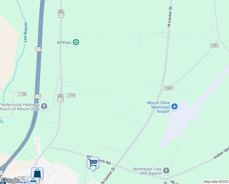 map of restaurants, bars, coffee shops, grocery stores, and more near 268 Pineland Avenue in Mount Olive