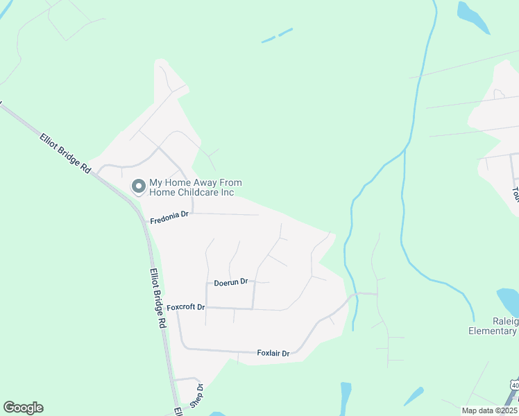 map of restaurants, bars, coffee shops, grocery stores, and more near 862 Fredonia Drive in Fayetteville