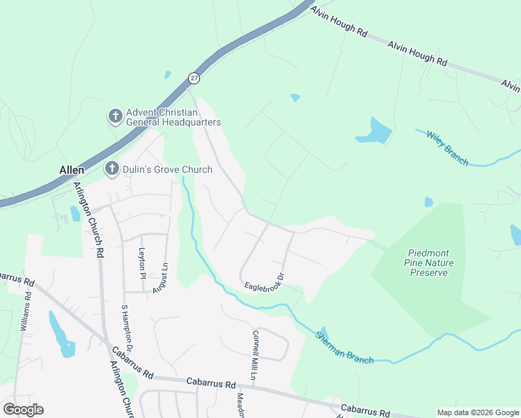 map of restaurants, bars, coffee shops, grocery stores, and more near 11000 Coble Road in Charlotte