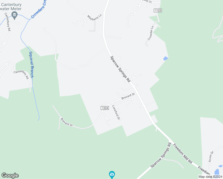 map of restaurants, bars, coffee shops, grocery stores, and more near 602 Brevard Street in Kings Mountain