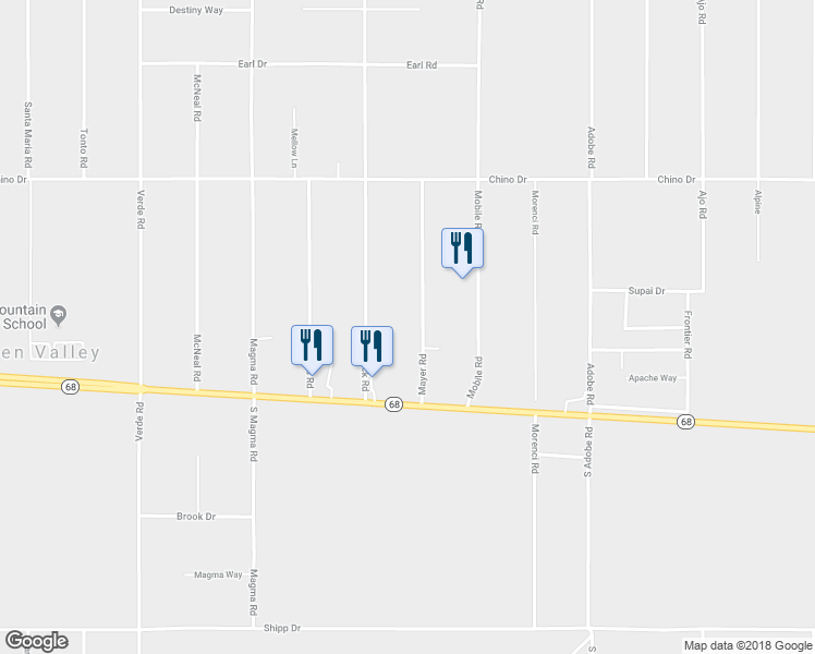 map of restaurants, bars, coffee shops, grocery stores, and more near 3355 Mayer Road in Golden Valley