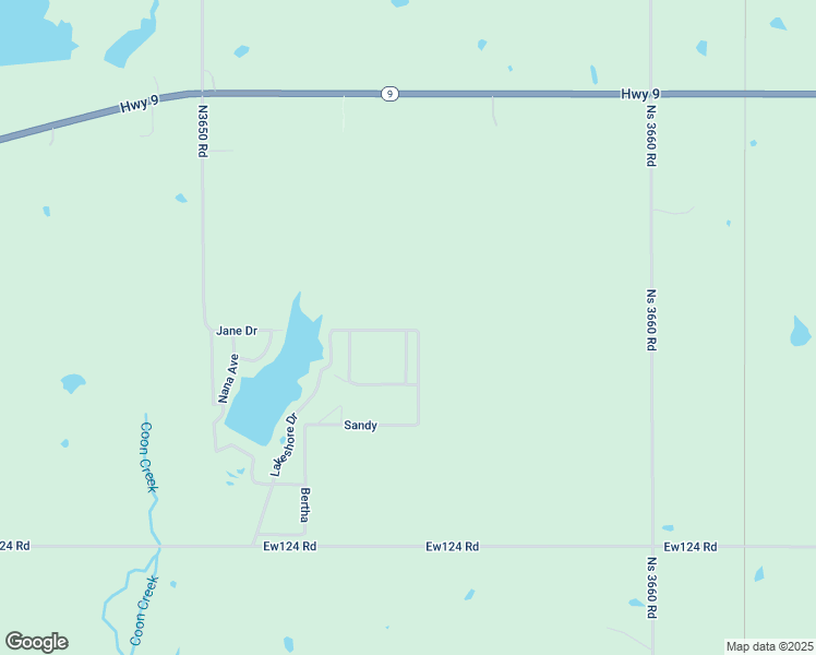 map of restaurants, bars, coffee shops, grocery stores, and more near 36530 East 124 Road in Wewoka