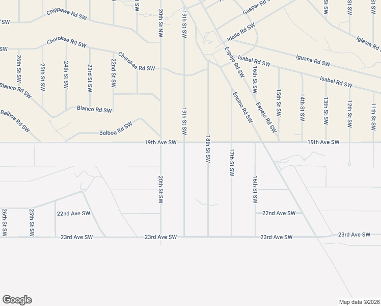 map of restaurants, bars, coffee shops, grocery stores, and more near 2004 19th Street Southwest in Rio Rancho