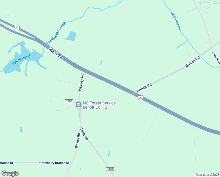 map of restaurants, bars, coffee shops, grocery stores, and more near 123 Kristin Leigh Drive in Kinston