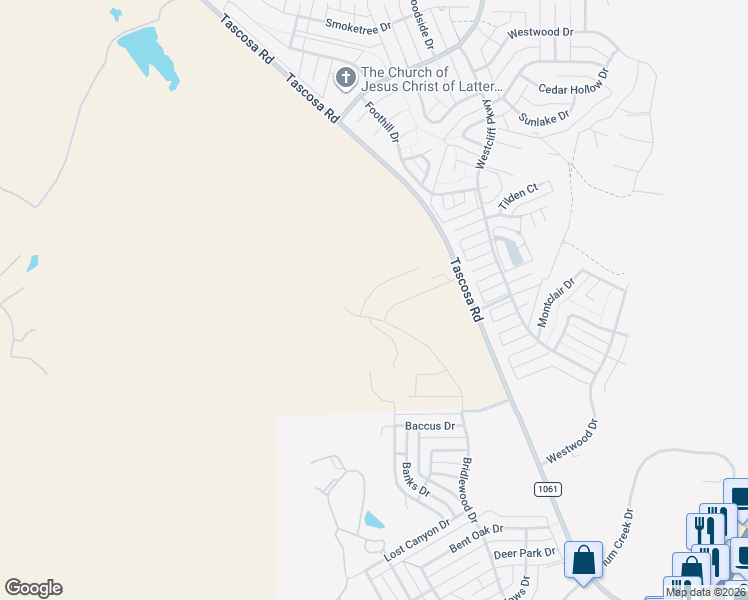 map of restaurants, bars, coffee shops, grocery stores, and more near 6799 Bengal Court in Amarillo