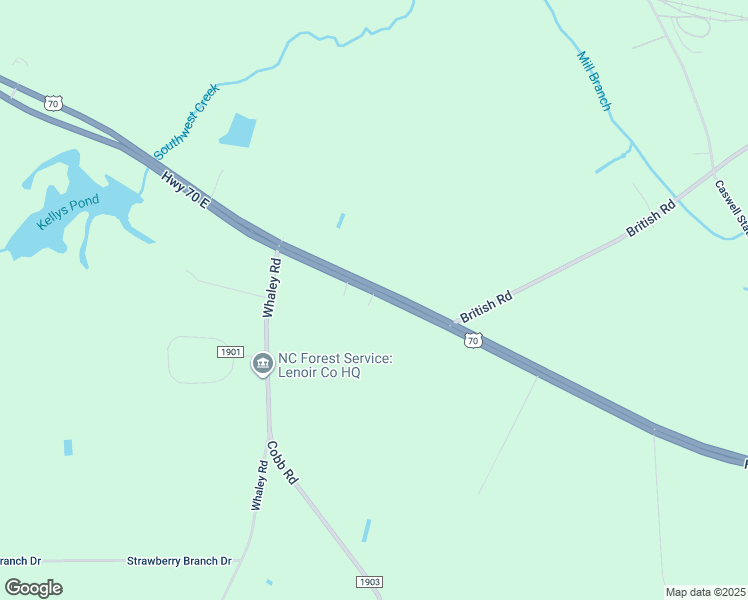 map of restaurants, bars, coffee shops, grocery stores, and more near 123 Kristin Leigh Drive in Kinston
