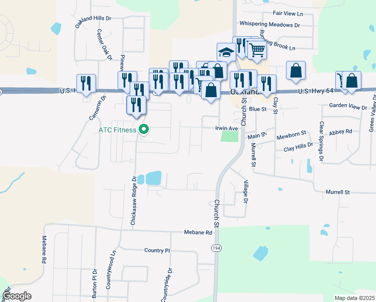 map of restaurants, bars, coffee shops, grocery stores, and more near 230 High Street in Oakland