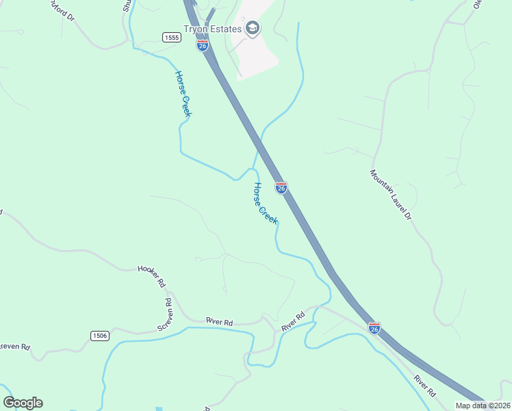 map of restaurants, bars, coffee shops, grocery stores, and more near 515 Rondo Ridge Road in Tryon