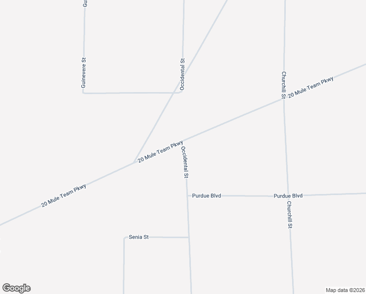 map of restaurants, bars, coffee shops, grocery stores, and more near Occidental Street in California City