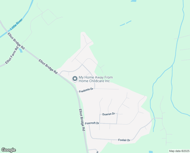 map of restaurants, bars, coffee shops, grocery stores, and more near 7826 Amesbury Road in Fayetteville