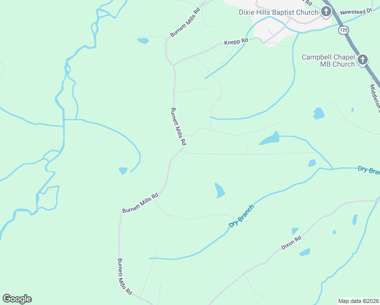 map of restaurants, bars, coffee shops, grocery stores, and more near 1235 Burnett Mills Road in Bolivar