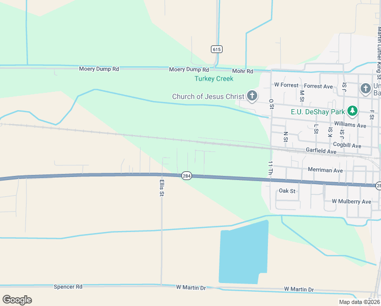 map of restaurants, bars, coffee shops, grocery stores, and more near 108 Owens Street North in Wynne