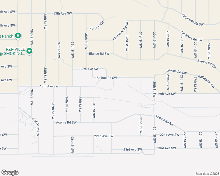 map of restaurants, bars, coffee shops, grocery stores, and more near 1909 33rd Street Southwest in Rio Rancho