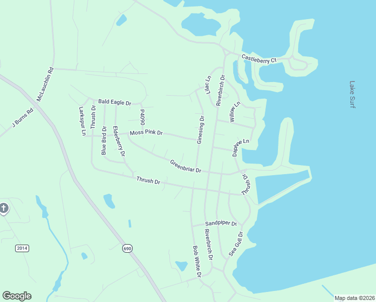 map of restaurants, bars, coffee shops, grocery stores, and more near 963 Blackeyed Susan Pl in Vass