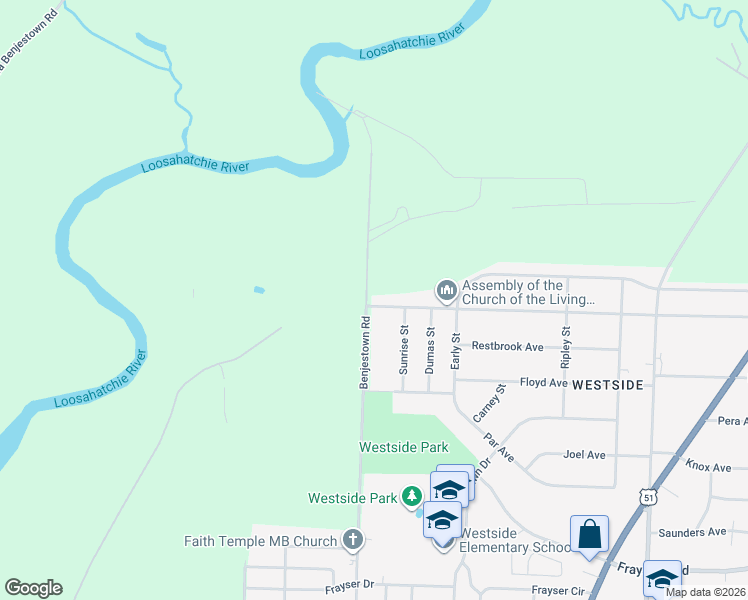 map of restaurants, bars, coffee shops, grocery stores, and more near 706 Carrolton Avenue in Memphis