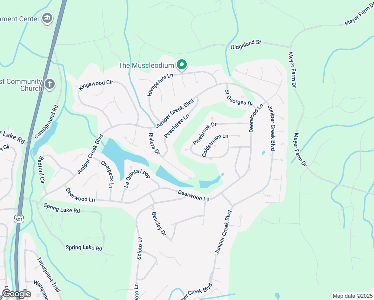 map of restaurants, bars, coffee shops, grocery stores, and more near 1 Pinebrook Court in Pinehurst