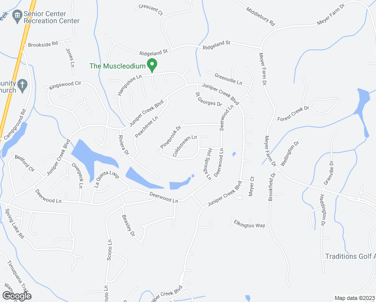 map of restaurants, bars, coffee shops, grocery stores, and more near 2 Pitt Court in Pinehurst