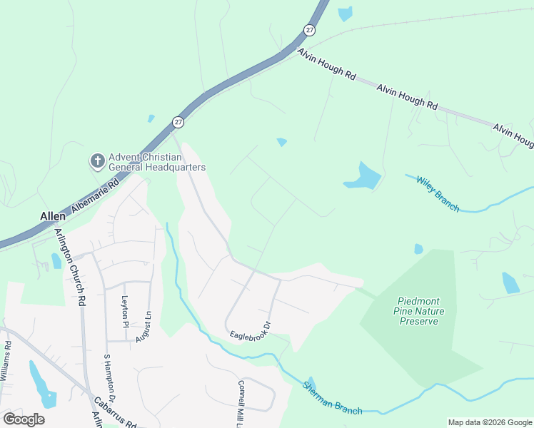 map of restaurants, bars, coffee shops, grocery stores, and more near 7010 Brandon Place Road in Mint Hill