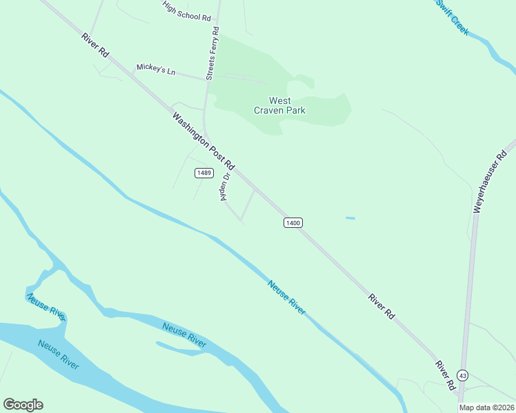 map of restaurants, bars, coffee shops, grocery stores, and more near 103 Sasafras Drive in Vanceboro