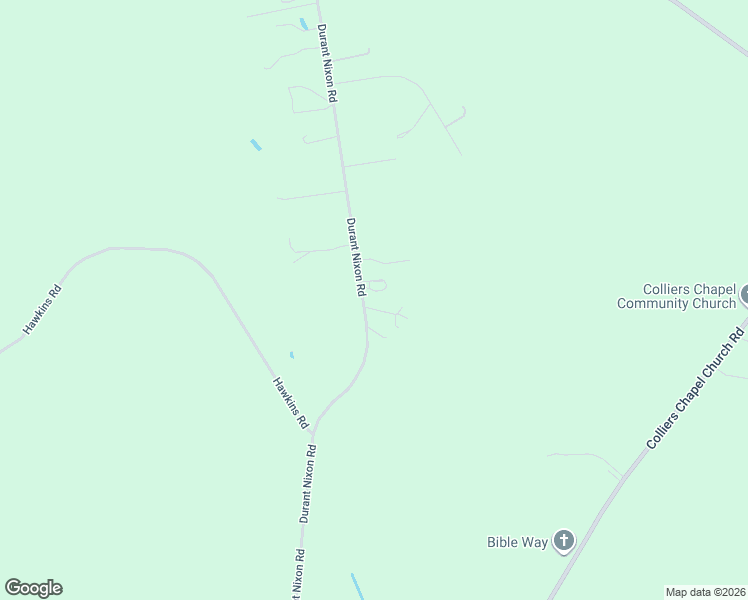 map of restaurants, bars, coffee shops, grocery stores, and more near 8588 Durant Nixon Road in Linden